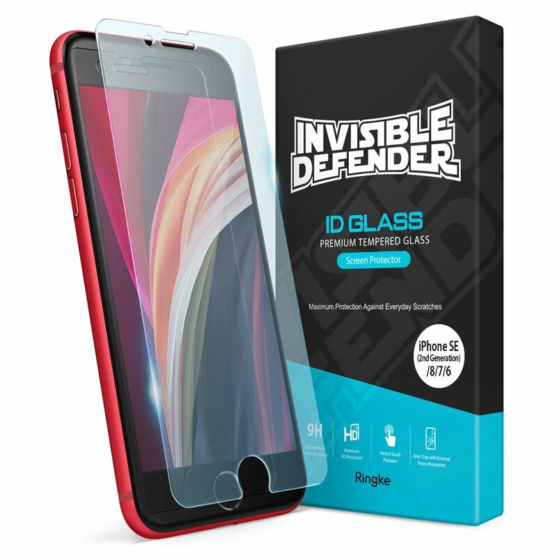 [Pachet 2x] Folie Sticla iPhone 8 Ringke Invizible Defender ID GLASS - Clear