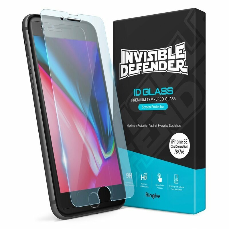 [Pachet 2x] Folie Sticla iPhone 8 Ringke Invizible Defender ID GLASS - Clear