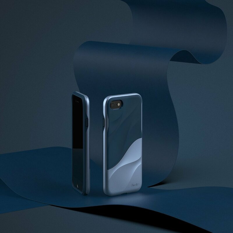 Husa iPhone 8 Ringke Wave - Coastal Blue