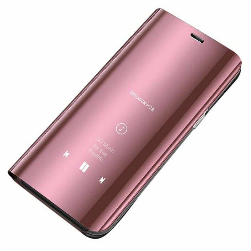 Husa Huawei Y5p Flip Standing Cover - Pink