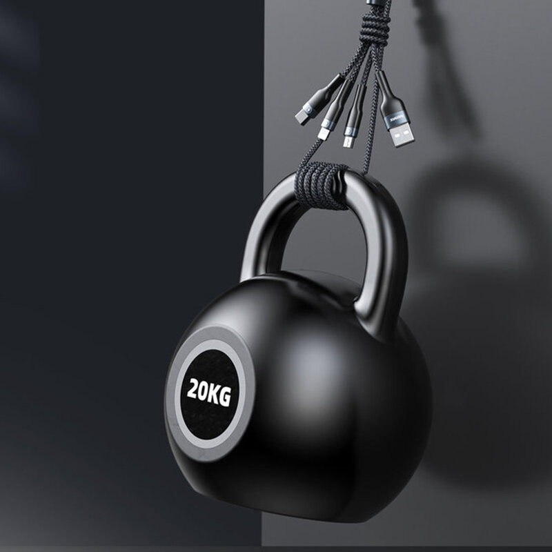 Cablu De Incarcare Remax Sury 3 in 1 De La USB La Micro-USB / Lightning / Type-C 2A 1.2m - RC-070th - Negru