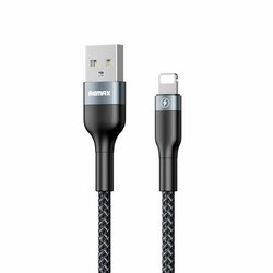 Cablu De Date Remax Sury Series 2 De La USB La Lightning Cu Incarcare Rapida 2.4A 1m - RC-064i - Negru