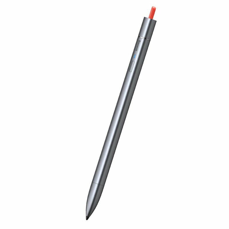 Stylus Pen Baseus Cu Cablu Type-C Dispozitive Apple 2018+ - ACSXB-A0G - Cenusiu