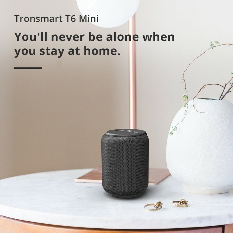 Boxa Portabila Tronsmart T6 Mini Portable Wireless Bluetooth 5.0 Universal Speaker 15W - Negru