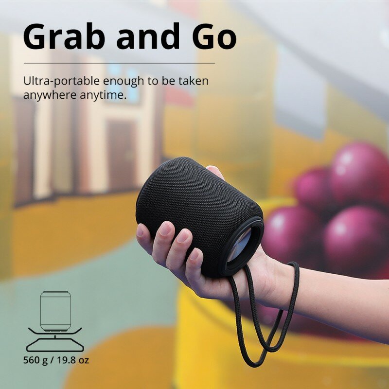 Boxa Portabila Tronsmart T6 Mini Portable Wireless Bluetooth 5.0 Universal Speaker 15W - Negru