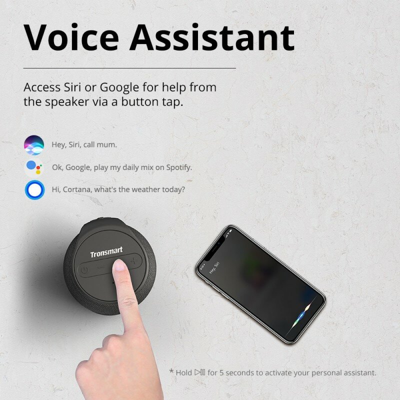 Boxa Portabila Tronsmart T6 Mini Portable Wireless Bluetooth 5.0 Universal Speaker 15W - Negru
