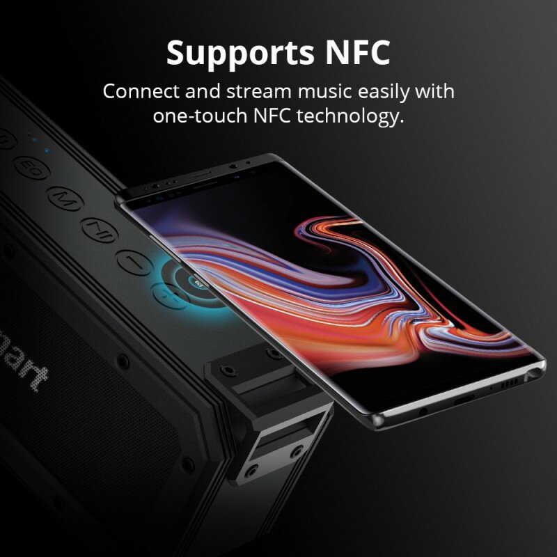 Boxa Portabila Tronsmart Element Force+ Wireless Universala Si Impermeabila Bluetooth 5.0 Stereo 40W - Negru