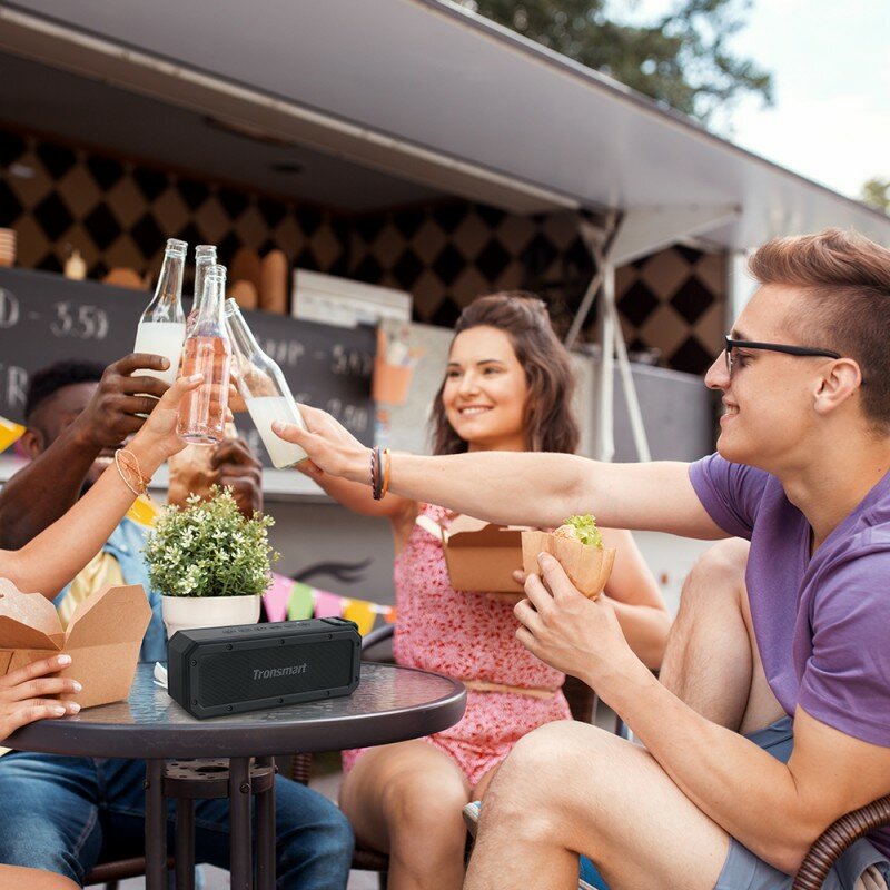 Boxa Portabila Tronsmart Element Force+ Wireless Universala Si Impermeabila Bluetooth 5.0 Stereo 40W - Negru