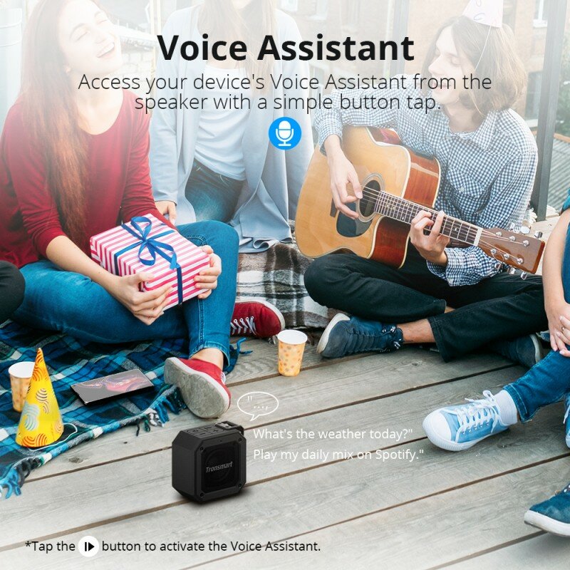 Boxa Portabila Tronsmart Element Groove Wireless Universala Cu Bluetooth Si Impermeabila IPX7 De 10W - Negru