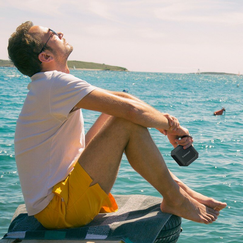 Boxa Portabila Tronsmart Element Groove Wireless Universala Cu Bluetooth Si Impermeabila IPX7 De 10W - Negru