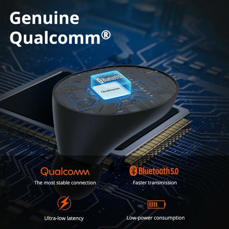 Casti In-Ear Tronsmart Spunky Beat True Wireless Earbuds Universale Pentru Android / iOS Bluetooth 5.0 - Negru