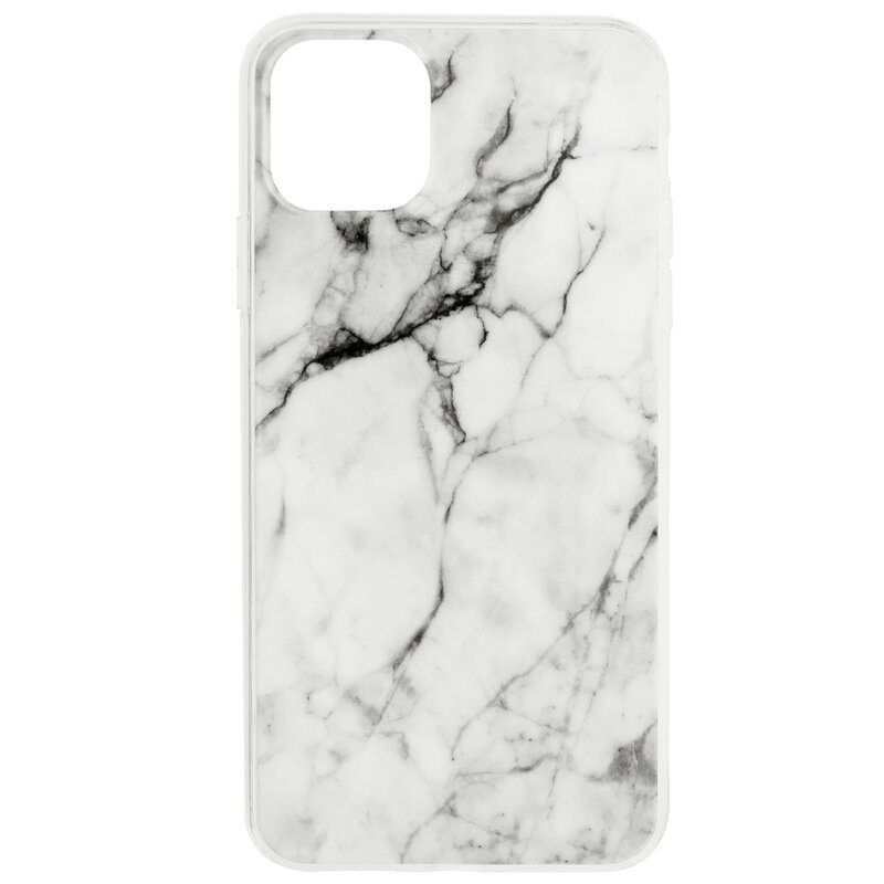 Husa iPhone 11 Pro Max Wozinsky Marble TPU - White
