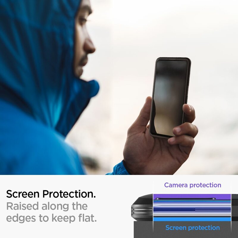 Husa Samsung Galaxy A21s Spigen Tough Armor - Metal Slate