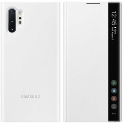 Husa Originala Samsung Galaxy Note 10 Plus 5G Clear View Cover - Alb