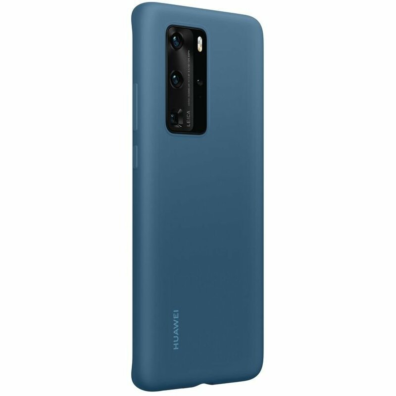 Husa Originala Huawei P40 Pro Silicone Case - Ink Blue