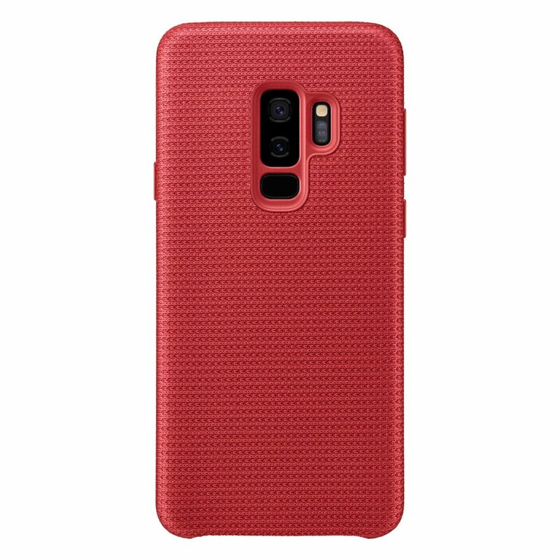 Husa Originala Samsung Galaxy S9 Plus Hyperknit Cover Din Material Textil - Red