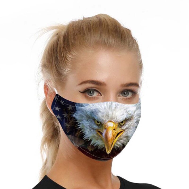 Masca De Protectie Faciala Mobster Universala Cu Doua Filtre PM2.5 Pentru Adulti Nesterila Reutilizabila - Model 9