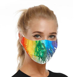 Masca De Protectie Faciala Mobster Universala Cu Doua Filtre PM2.5 Pentru Adulti Nesterila Reutilizabila - Model 2