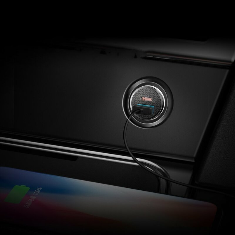 Incarcator Auto Baseus PPS Cu Type-C + USB QC 4.0 / PD 3.0 / QC 3.0 / AFC / SCP 30W - CCALL-YS02 - Alb