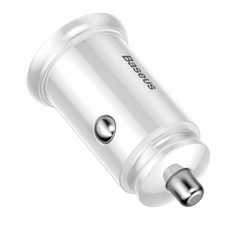 Incarcator Auto Baseus PPS Cu Type-C + USB QC 4.0 / PD 3.0 / QC 3.0 / AFC / SCP 30W - CCALL-YS02 - Alb