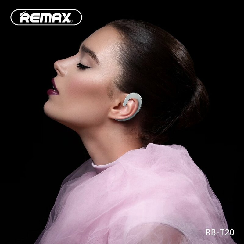 Casca Bluetooth Remax Ultra Thin Bluetooth Headset Wireless Cu Design Ergonomic - RB-T20 - Rosu