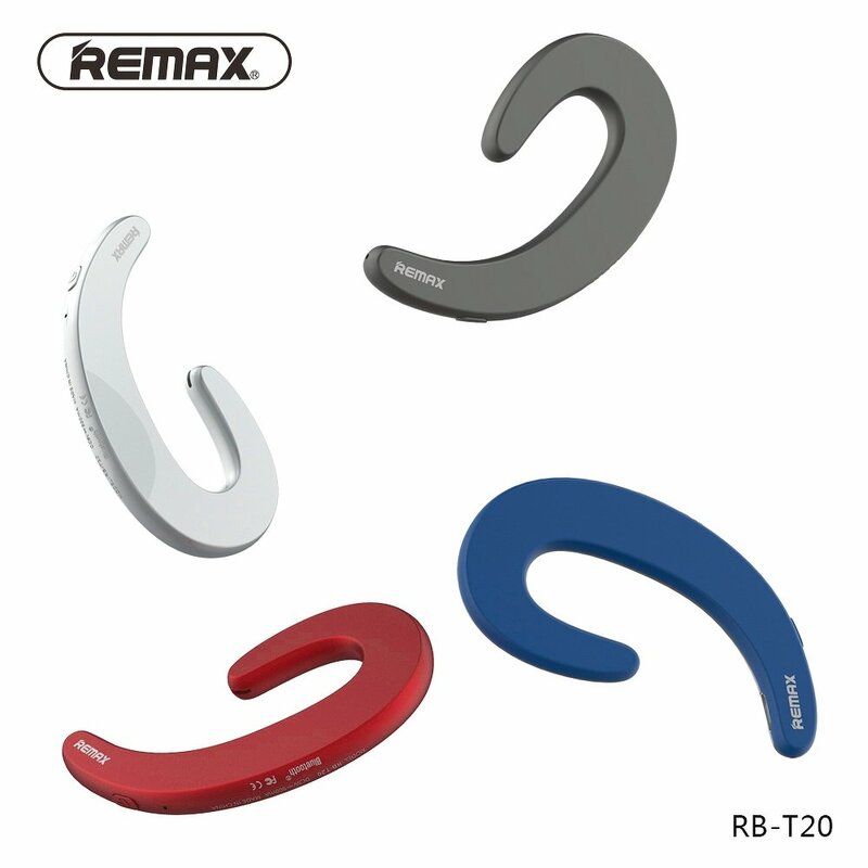 Casca Bluetooth Remax Ultra Thin Bluetooth Headset Wireless Cu Design Ergonomic - RB-T20 - Rosu