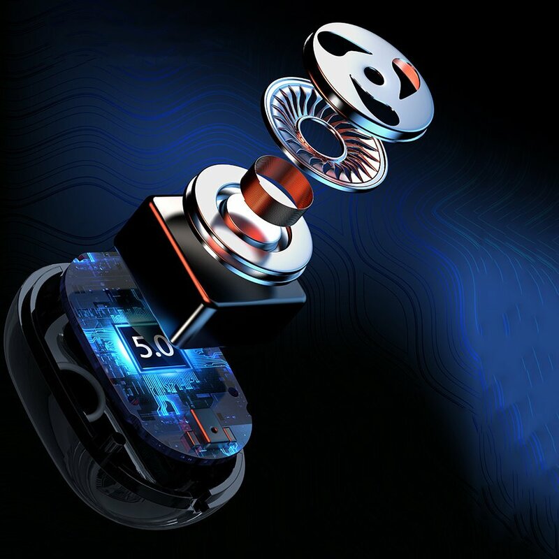 Casti In-Ear Proda Bole TWS True Wireless Earbuds Universale Android / iOS Cu Bluetooth 5.0 - PD-BT500 - Alb