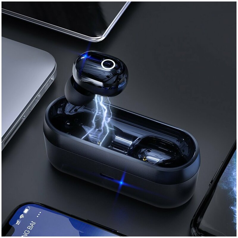Casti In-Ear Proda Bole TWS True Wireless Earbuds Universale Android / iOS Cu Bluetooth 5.0 - PD-BT500 - Alb