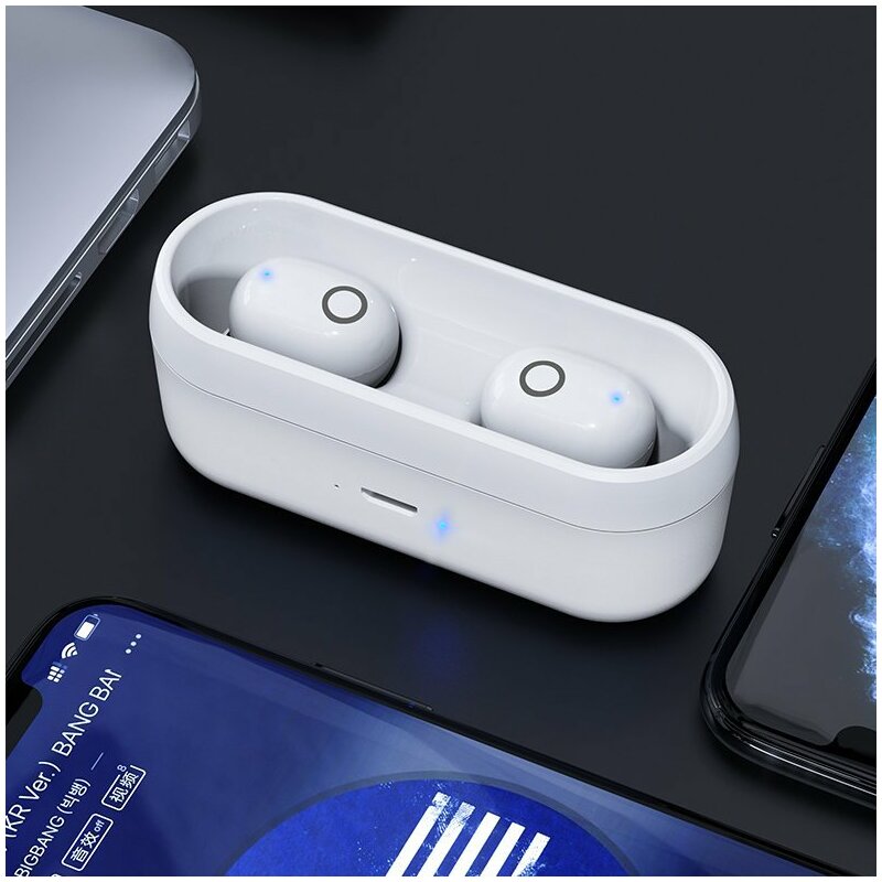 Casti In-Ear Proda Bole TWS True Wireless Earbuds Universale Android / iOS Cu Bluetooth 5.0 - PD-BT500 - Alb