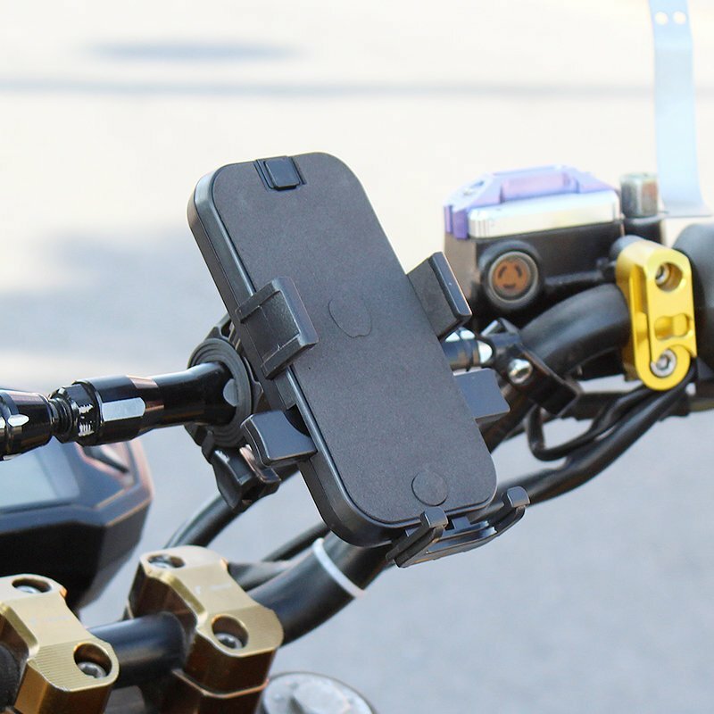 Suport Bicicleta / Motocicleta Telefon Universal Ajustabil Reglabil Cu Prindere Pe Ghidon 4.6