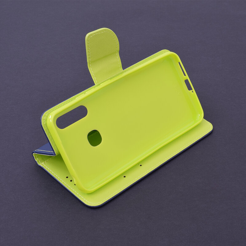 Husa Samsung Galaxy A70e Flip MyFancy - Albastru