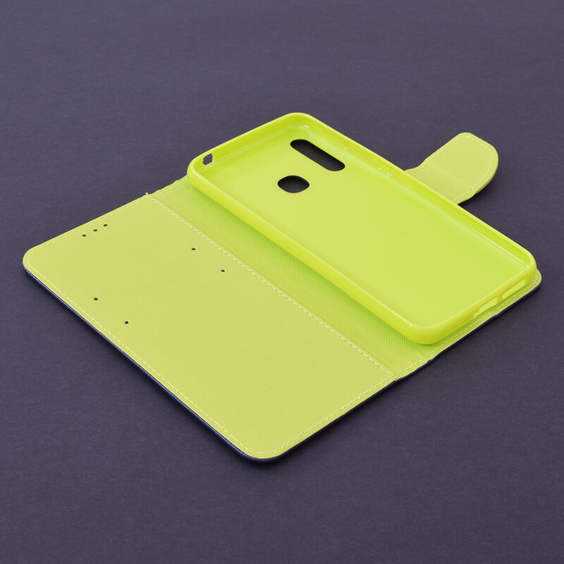 Husa Samsung Galaxy A70e Flip MyFancy - Albastru