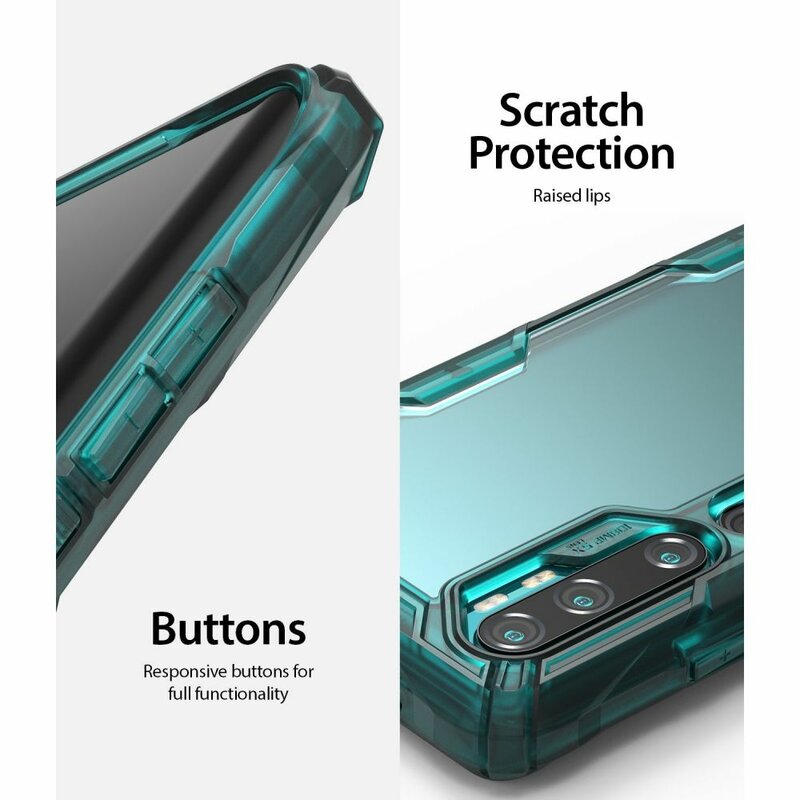Husa Xiaomi Mi CC9 Pro Ringke Fusion X - Turquoise Green