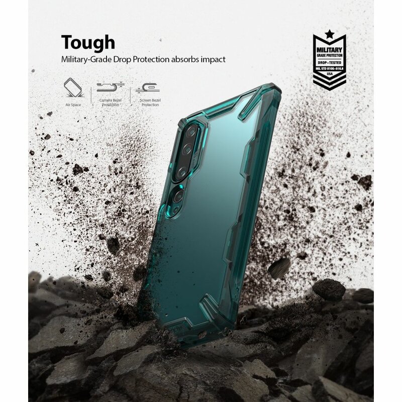 Husa Xiaomi Mi CC9 Pro Ringke Fusion X - Turquoise Green