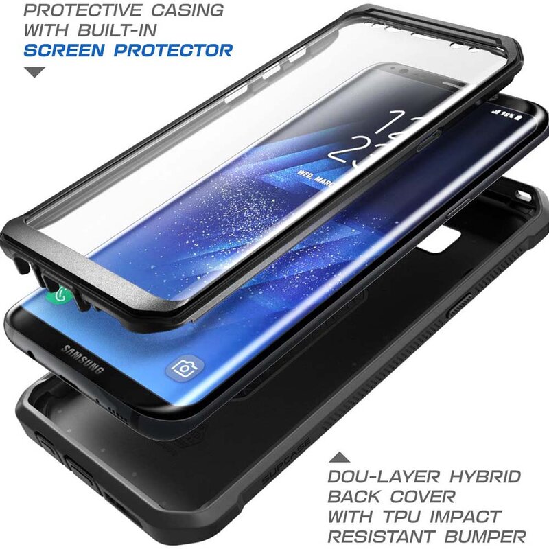 Husa Samsung Galaxy S8+, Galaxy S8 Plus Supcase Unicorn Beetle Pro, negru