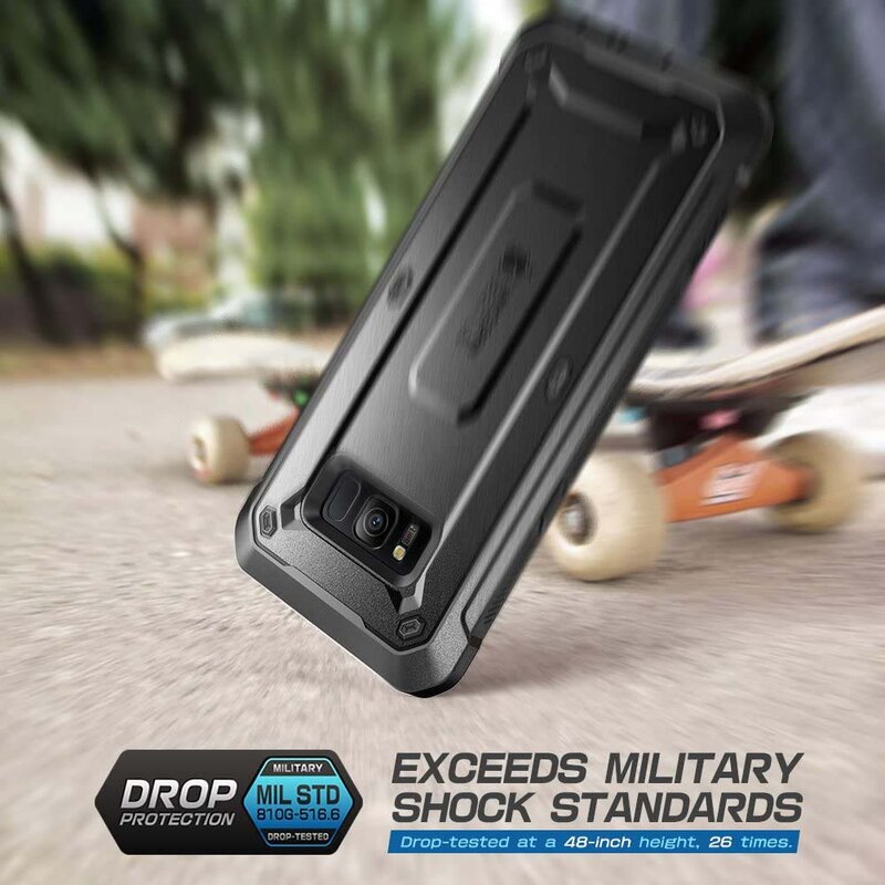 Husa Samsung Galaxy S8+, Galaxy S8 Plus Supcase Unicorn Beetle Pro, negru