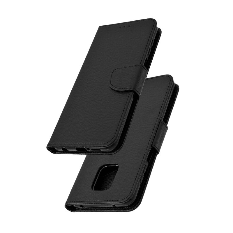 Husa Xiaomi Redmi Note 9 Pro Flip MyFancy - Negru