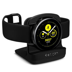 Suport Birou Samsung Galaxy Watch Active 1/2 (40/44mm) Spigen S351 Night Stand Pentru Noptiera - Negru