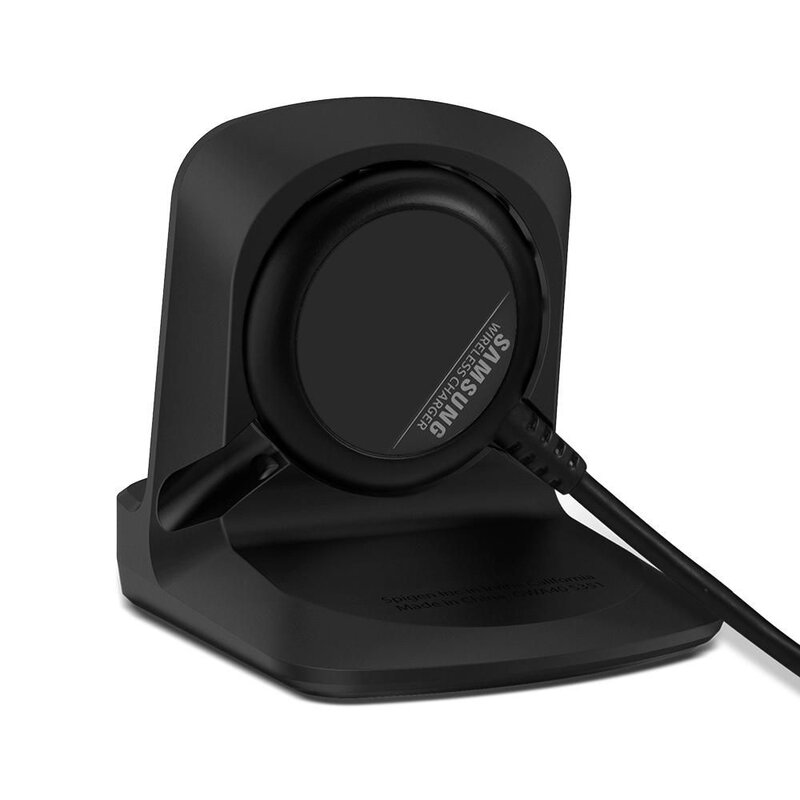 Suport Birou Samsung Galaxy Watch Active 1/2 (40/44mm) Spigen S351 Night Stand Pentru Noptiera - Negru