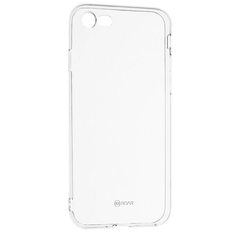 Husa iPhone SE 2, SE 2020 Roar Colorful Jelly Case - Transparent