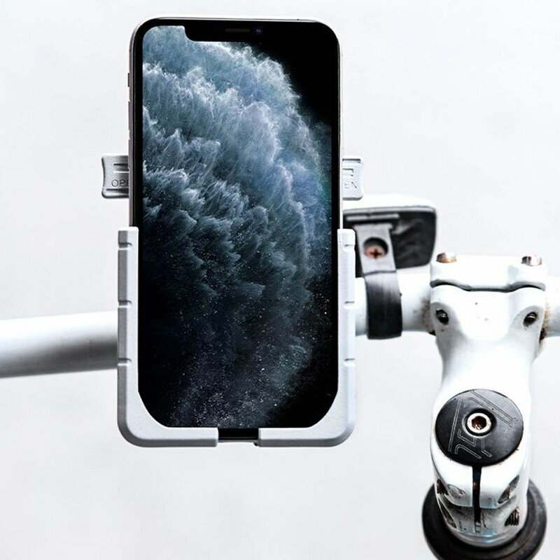 Suport Bicicleta / Motocicleta Mobster Pentru Telefon Aluminiu Cu Prindere Pe Suportul De Oglinda - CD-668 - Negru