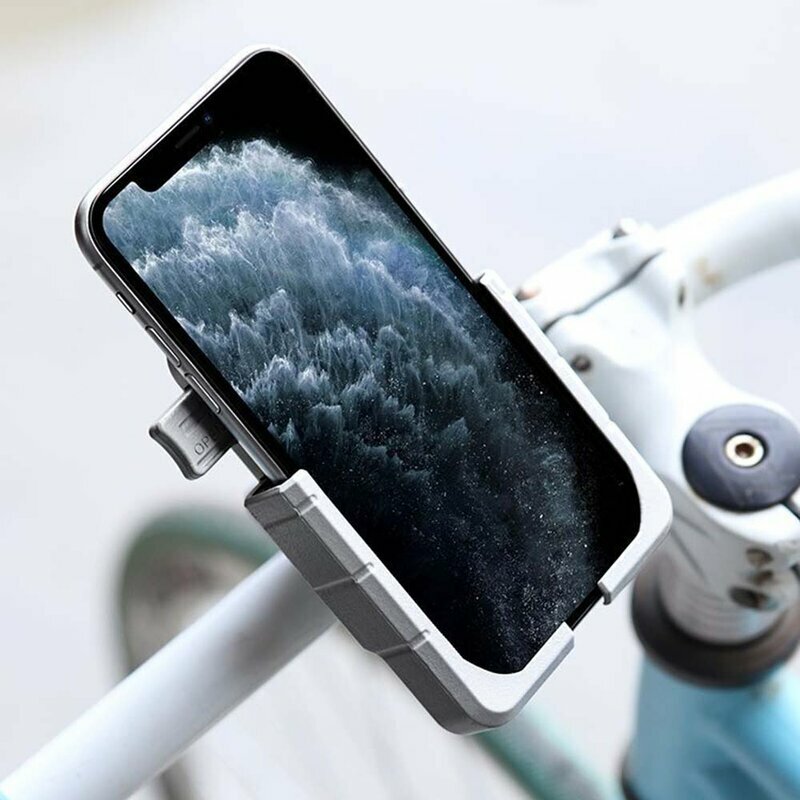 Suport Bicicleta / Motocicleta Mobster Pentru Telefon Aluminiu Cu Prindere Pe Suportul De Oglinda - CD-668 - Negru