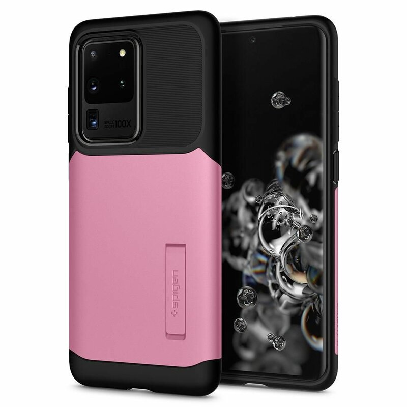Husa Samsung Galaxy S20 Ultra 5G Spigen Slim Armor, roz