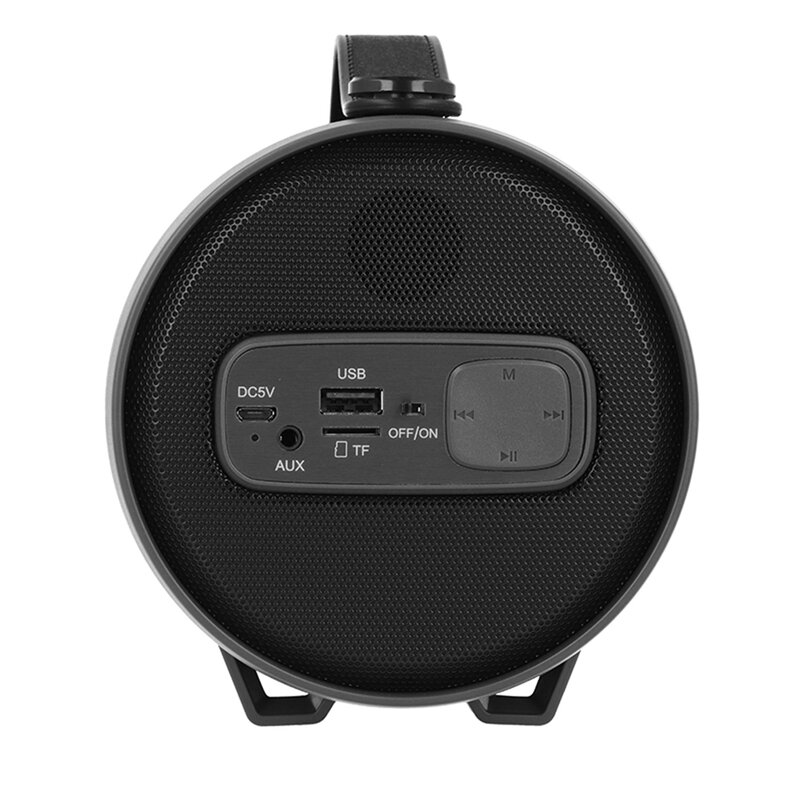 Boxa Portabila Vennus TWS S22E Wireless Cu Sunet Surround Bluetooth Radio Si Cablu De Alimentare - Negru