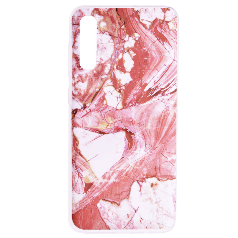 Husa Samsung Galaxy A70 Wozinsky Marble TPU - Pink