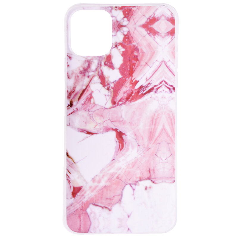 Husa iPhone 11 Pro Max Wozinsky Marble TPU - Pink