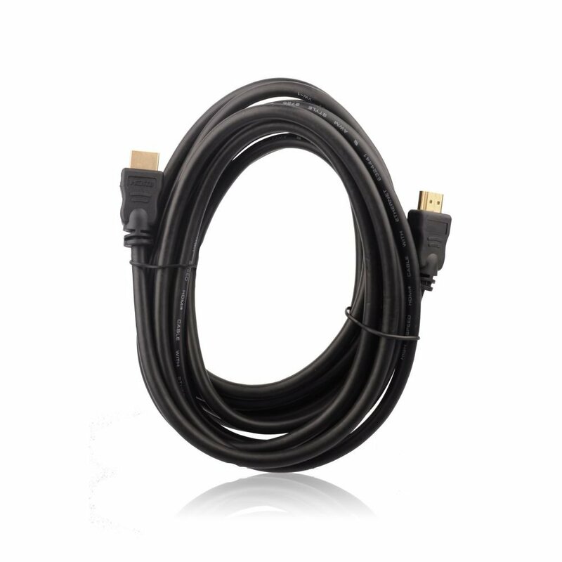 Cablu Video Digital HDMI La HDMI Contacte Aurite Transmisie Full HD (1080P) / HD (720P) 3m - AL-OEM-45 - Negru