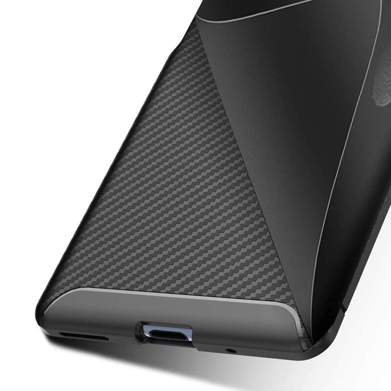 Husa Sony Xperia 20 Mobster Carbon Skin Negru