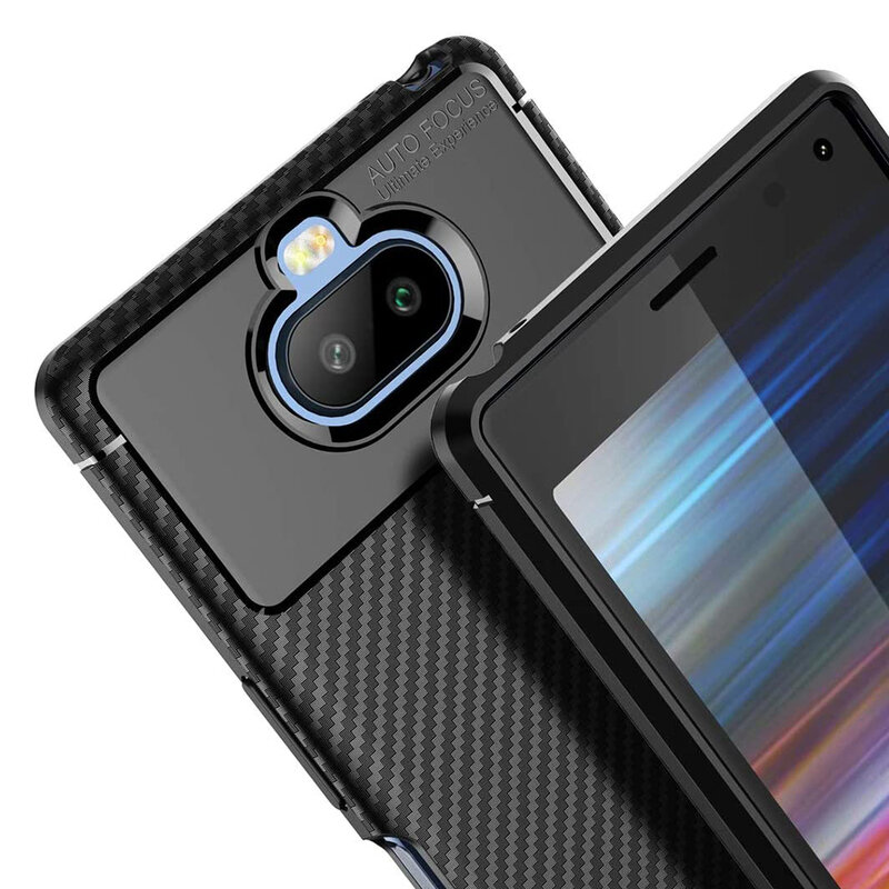 Husa Sony Xperia 20 Mobster Carbon Skin Negru