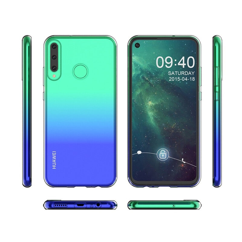 Husa Originala Huawei P40 Lite E Flexible Clear Case - Clear